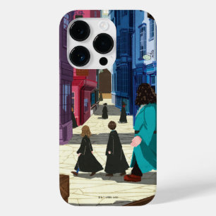 Hermione, HARRY POTTER™, & Hagrid in Diagon Alley Case-Mate iPhone 14 Pro Case