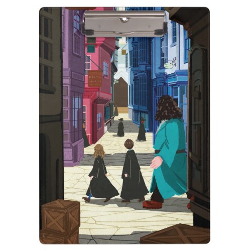 Hermione HARRY POTTER  Hagrid in Diagon Alley Clipboard
