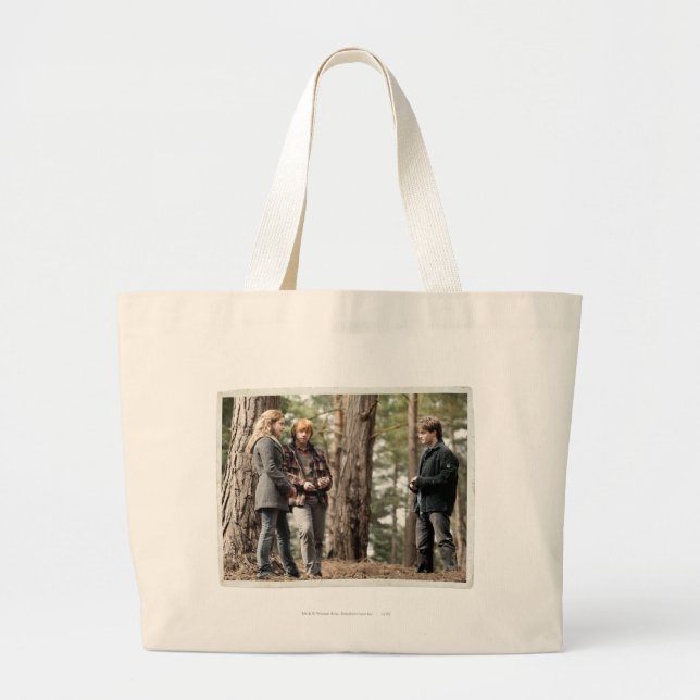 Hermione, Ron, and Harry 2 Large Tote Bag (Front)