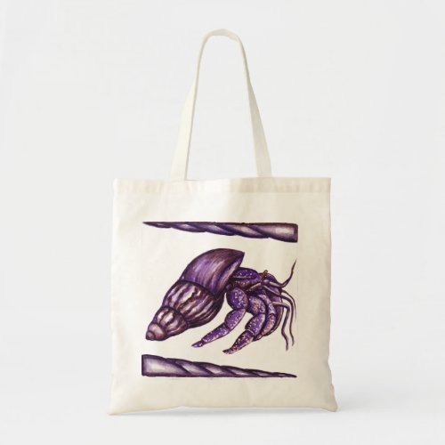 Hermit Crab Artwork Tote Bag