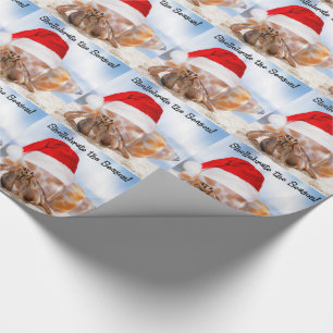 Hermit Crab Christmas Wrapping Paper