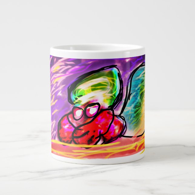 Hermit crab gem giant coffee mug (Front)