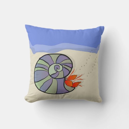Hermit Crab Pillow