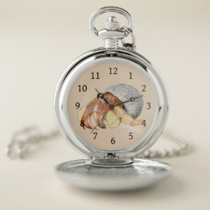 Hermit Crab Pocket Watch