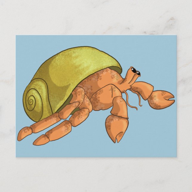 Hermit Crab Postcard (Front)