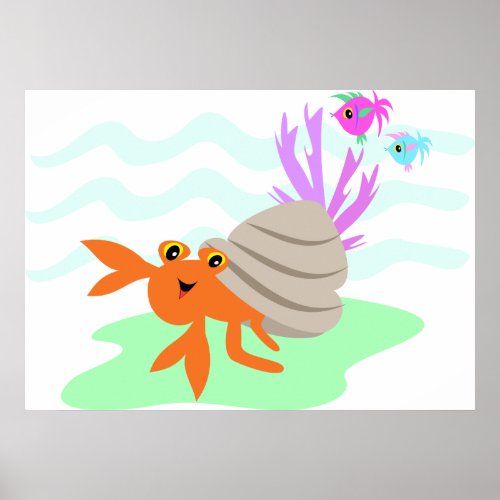 Hermit Crab Poster