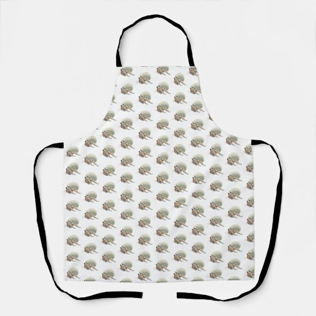Hermit Crab Repeated Print Apron (Front)