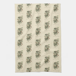 Hermit, Other Warblers, Audubon's Birds of America Kitchen Towel