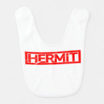 Hermit Stamp Baby Bib
