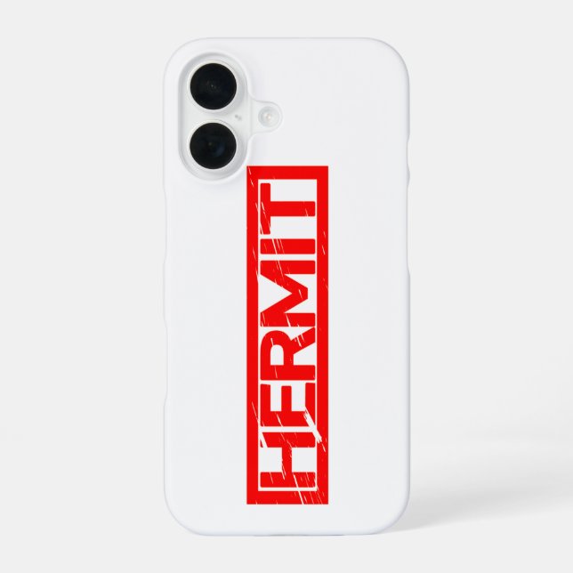 Hermit Stamp Iphone Case (Back)
