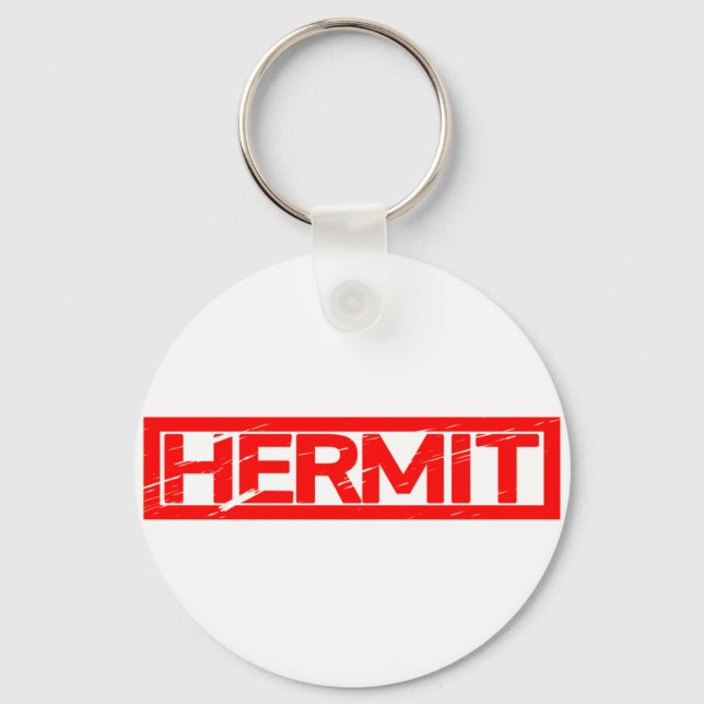 Hermit Stamp Keychain (Front)