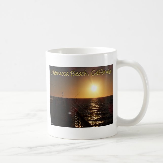 Hermosa Beach, CA Coffee Mug (Right)