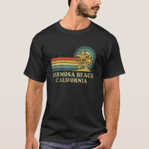 Hermosa Beach California Family Vacation Vintage P T-Shirt