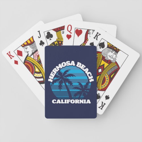 Hermosa BeachCalifornia Playing Cards
