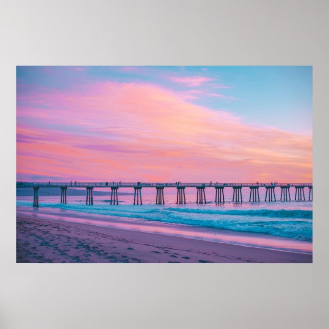 HERMOSA BEACH, CALIFORNIA, USA POSTER (Front)