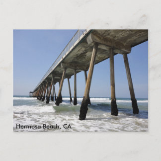 Hermosa Beach Pier Postcard
