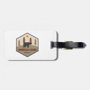 Hermosa Creek Wilderness Colorado Bear Luggage Tag