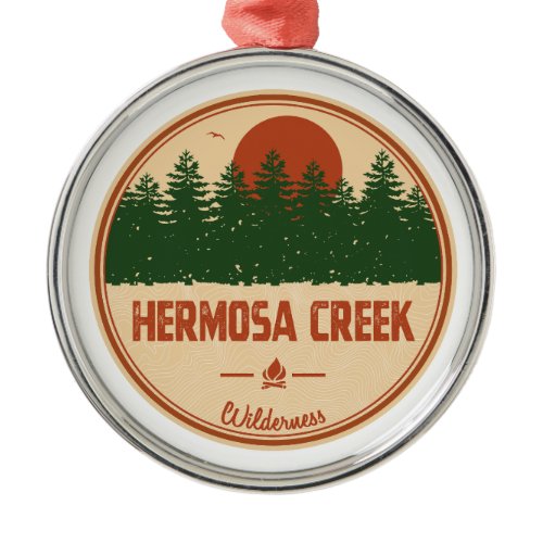 Hermosa Creek Wilderness Colorado Metal Ornament