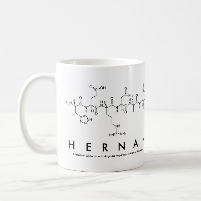 Hernan peptide name mug (Left)