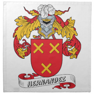 Hernandez Family Crest Napkin