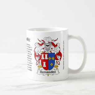 Hernandez Family Crest on a mug