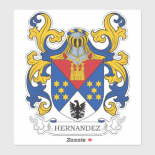 Hernandez Family Crest Sticker