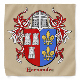 Hernandez Historical Coat of Arms Bandana