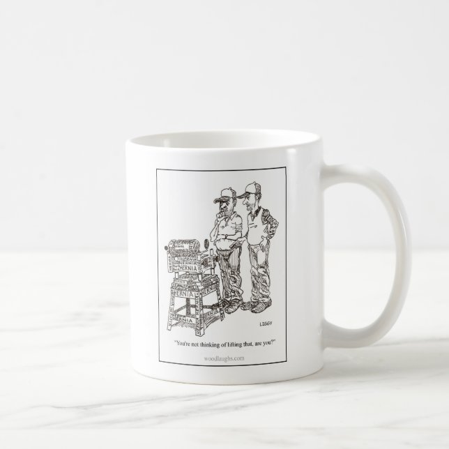 Hernia Cartoon Mug (Right)
