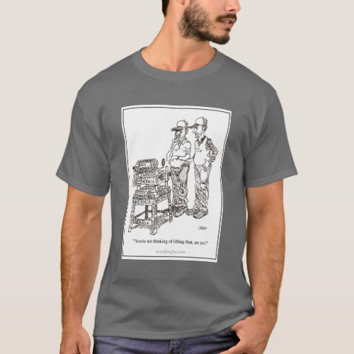 Hernia Cartoon T_Shirt