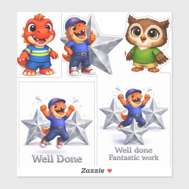 Hero achievement that complete educational grading sticker (Sheet)