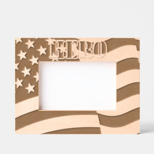 Hero American Flag Engraved Frames