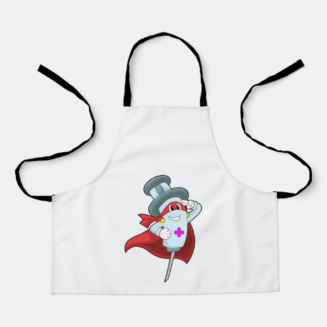 Hero as Nurse with Syringe Apron (Front)