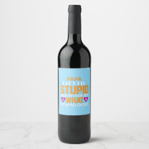 "Hero at Home" for Father's Day Wine Label