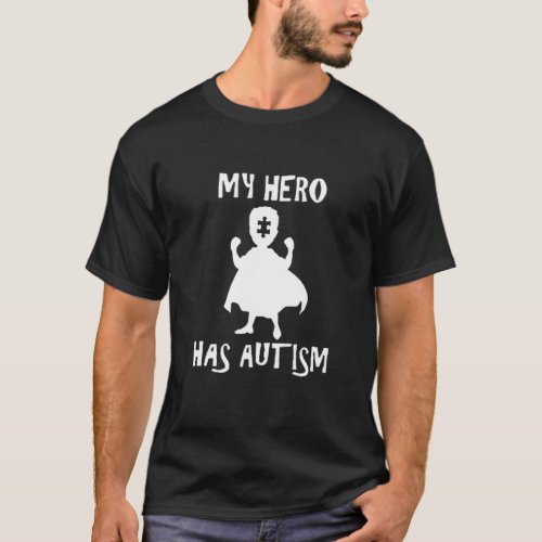 Hero Autism Puzzle Piece Autism Awareness Women Ki T-Shirt