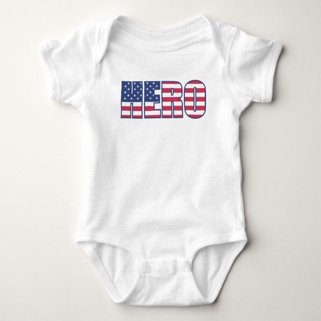 Hero Baby Bodysuit (Front)