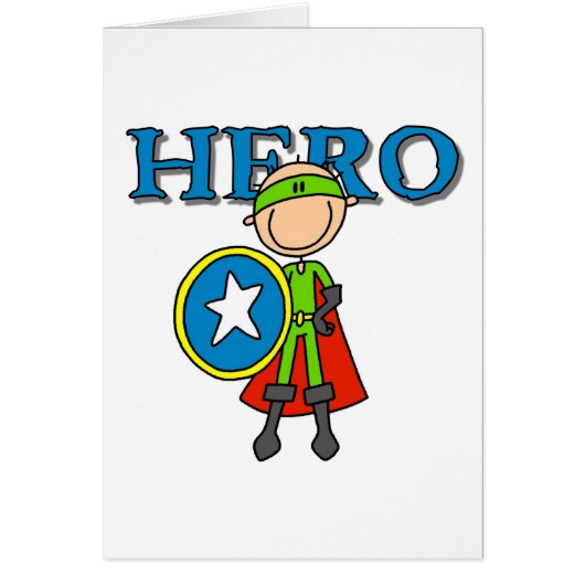 Hero Boy with Shield Cards (Front)