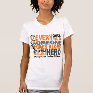 HERO COMES ALONG 1 Boyfriend LEUKEMIA T-Shirts