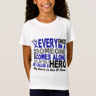 HERO COMES ALONG 1 Uncle COLON CANCER T-Shirts