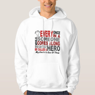 HERO COMES ALONG 1 Uncle LUNG CANCER Hoodie