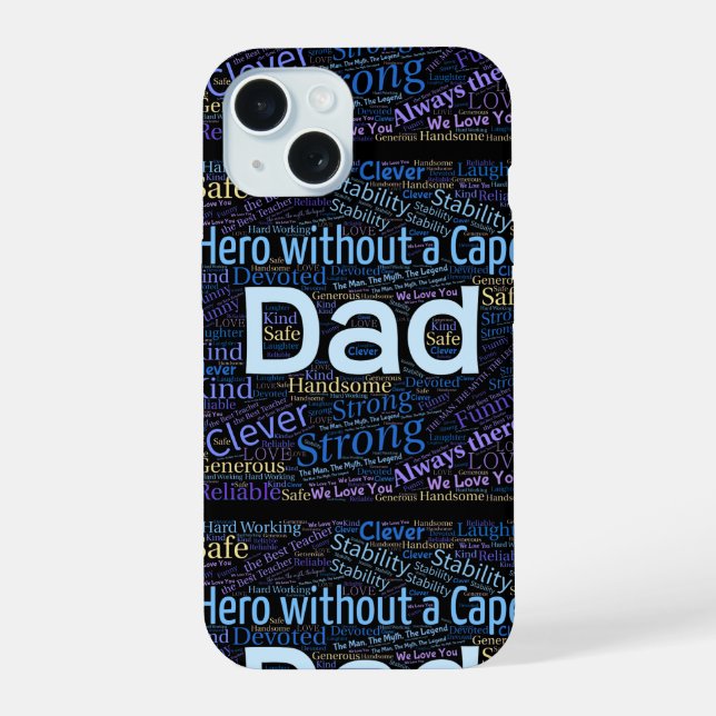 Hero Dad Custom Iphone Case (Back)