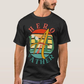 Hero Dad Father retro T-Shirt