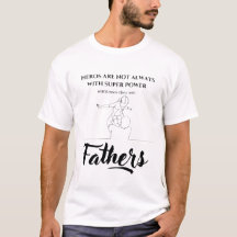 Hero Dad No Cape Father's Day Line Art
