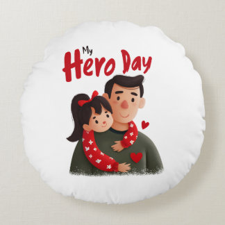 Hero Father's Day Pillow