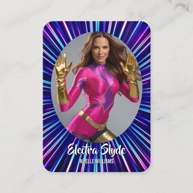 Hero Glow Photo Coscards Cosplay Trading Cards (Front)