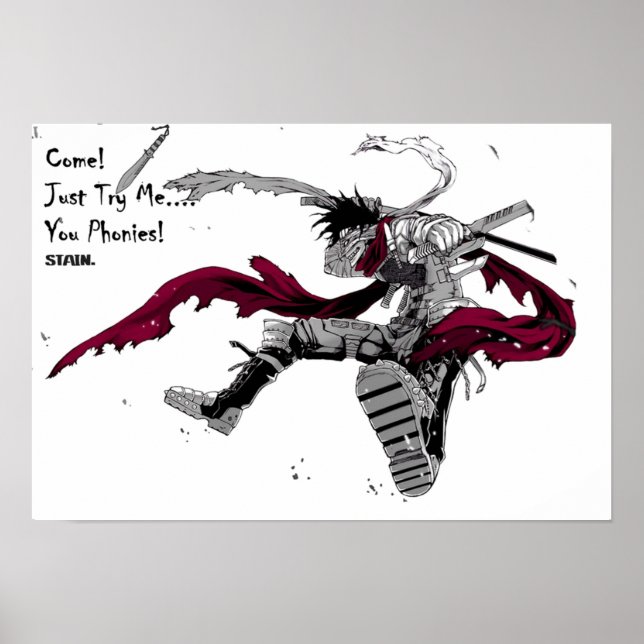 Hero Killer Stain Poster (Front)