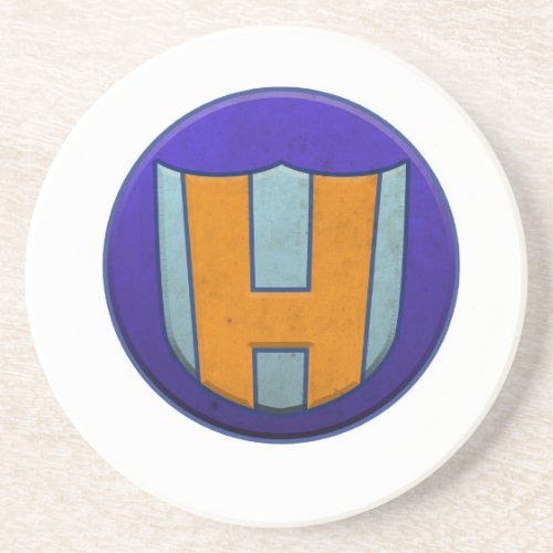 Hero Man  Hero Lass Sandstone Coaster