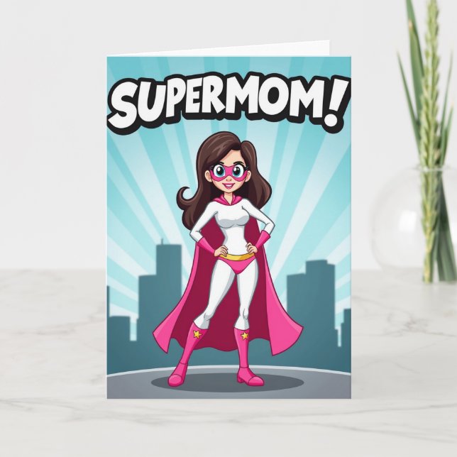Hero Mom Mothers Day Card (Front)
