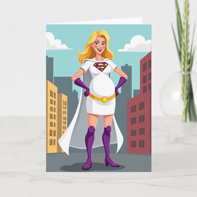 Hero Mom To Be Mothers Day Card (Front)