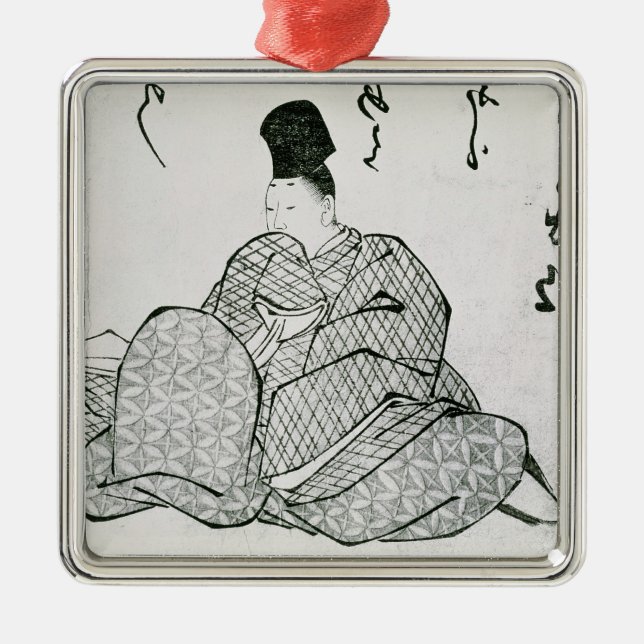 Hero of a Monogatari Metal Ornament (Front)