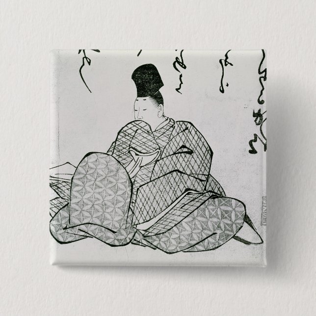 Hero of a Monogatari Pinback Button (Front)